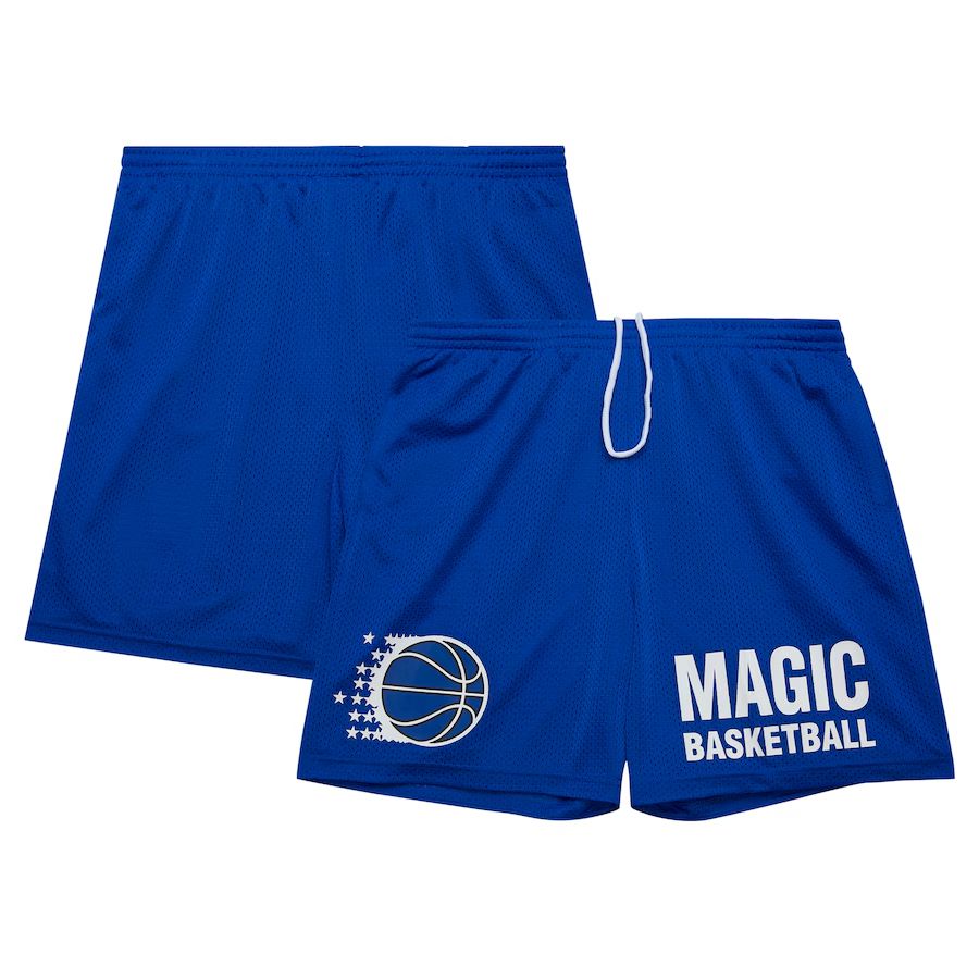 2025 Men NBA Orlando Magic Blue Shorts->orlando magic->NBA Jersey